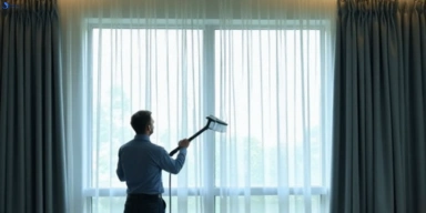 Commercial drapes cleaning service broadbeach hotels offices