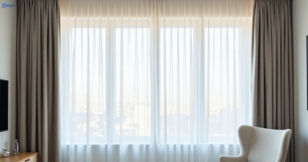 Restored vibrant drapes in broadbeach QLD after Matty Curtain Cleaning